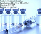 क्रिस्टलीय पाउडर छोटी मात्रा एंटी कैंसर दवा कार्बोप्लाटिन इंजेक्शन