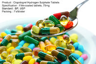 क्लोपिडोग्रेल हाइड्रोजन सल्फेट गोलियां फिल्म-लेपित गोलियां, 75mg मौखिक दवाएं