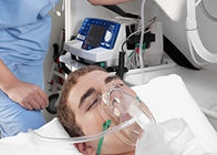 पीवीसी डिस्पोजेबल चिकित्सा उपकरण सरल ऑक्सीजन मास्क पारदर्शी रंग