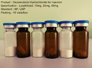 एंटीनोप्लास्टिक Lyophilized पाउडर इंजेक्शन / Daunorubicin हाइड्रोक्लोराइड इंजेक्शन 20mg एंटी कैंसर