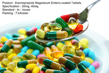 Esomeprazole मैग्नीशियम आंत्र-लेपित गोलियां 20mg, 40mg मौखिक दवाएं