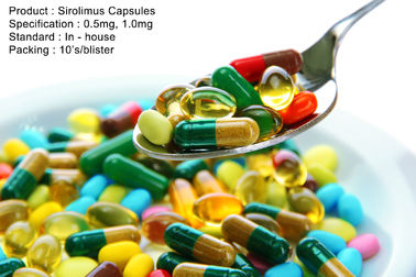 सिरोलिमस कैप्सूल 0.5mg, 1.0mg ओरल मेडिकेशन