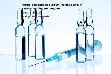 4mg / 1ml स्मॉल वॉल्यूम पैरेंटरल डेक्सामेथासोन सोडियम फॉस्फेट इंजेक्शन की खुराक