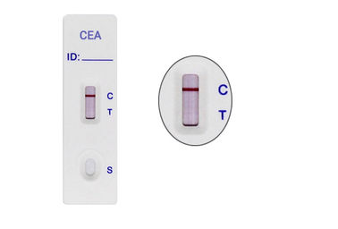 सटीक CEA Carcinoembryonic Antigen रैपिड टेस्ट स्ट्रिप कैसेट WB / S / P का उपयोग