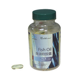 स्वास्थ्य खाद्य नरम कैप मछली का तेल पूरक मछली के तेल सॉफ्टगेल्स डीएचए + ईपीए 1 जी / गोली