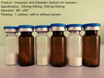 यूएसपी ड्राई पाउडर इंजेक्शन एंटीबायोटिक्स Imipenem Cilastatin सोडियम