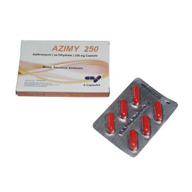 ओरल एंटीबायोटिक्स एज़िथ्रोमाइसिन 250mg टैबलेट 6 पैक / मैक्रोलाइड एंटीबायोटिक्स