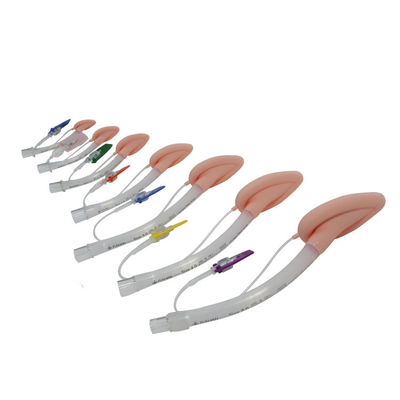 बाँझ डिस्पोजेबल चिकित्सा उपकरण रबर नरम सिलिकॉन Laryngeal मास्क